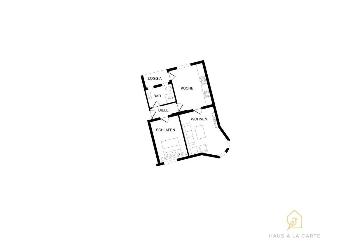 Erstbezug im Denkmal in Barmen: Großzügige 2-Zimmer-Etagenwohnung mit Balkon & Parkett, 42281 Wuppertal (Barmen)