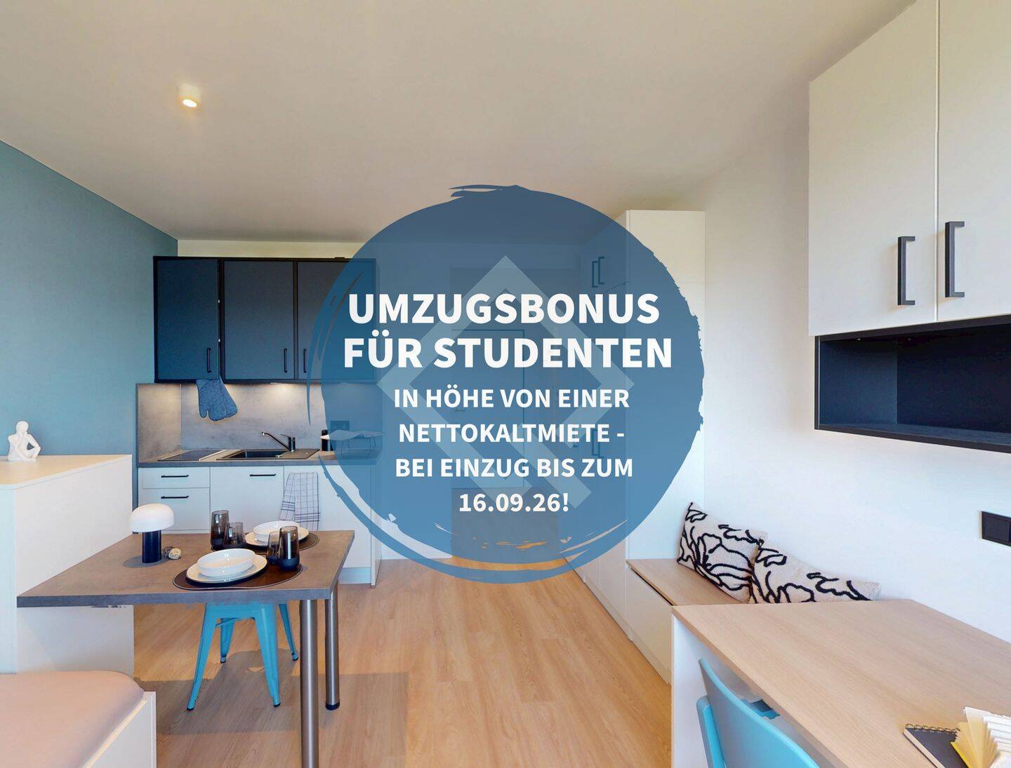 1 Monat mietrfei! Neubau-Studentenapartment im Quartillion – möbliert & top Lage!