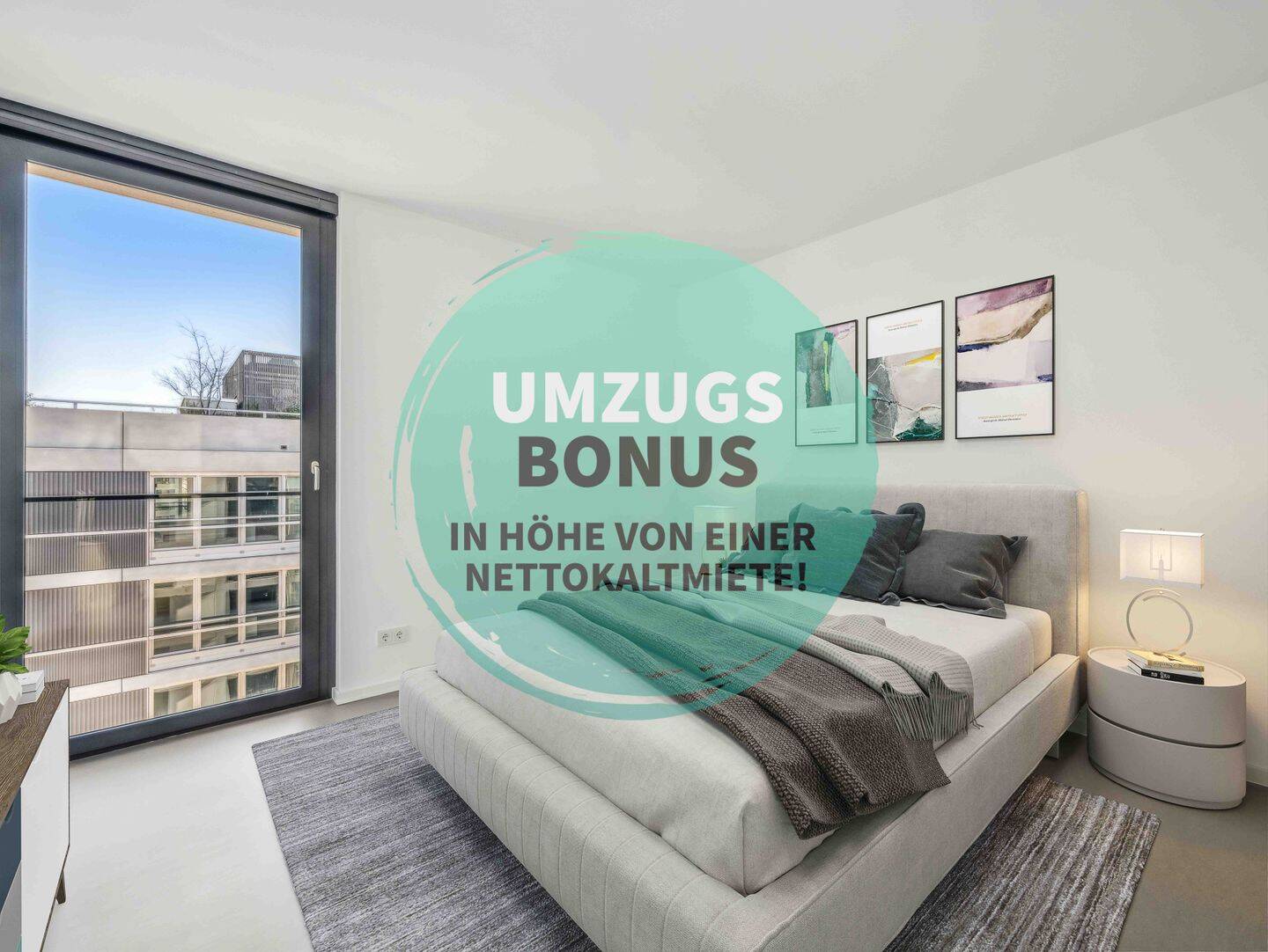 Modern Living at The Colonnades – Exklusives 3-Zimmer-Apartment mit zwei Loggien und Einbauküche, 10557 Berlin (Mitte Hansaviertel Moabit Tiergarten)