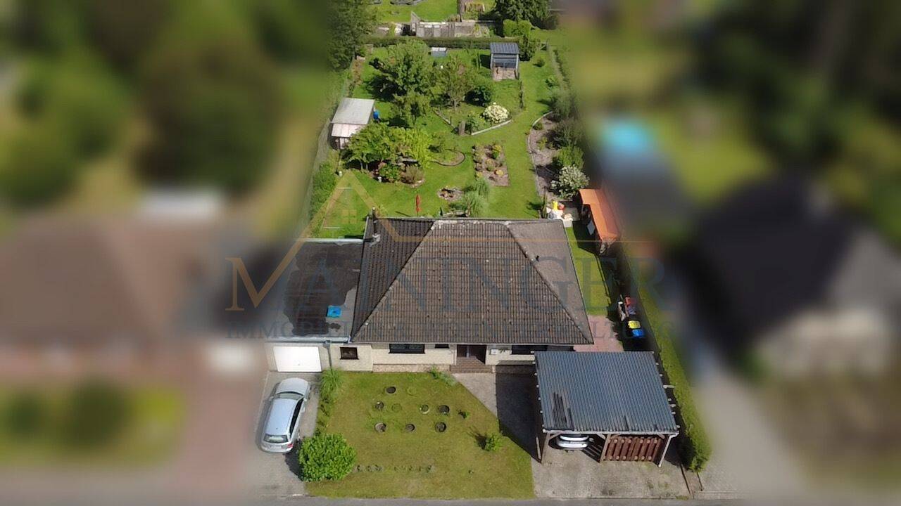 Ebenerdiger Bungalow auf großem Grundstück m. Obstgar., offener Küche und mod. Heiztechnik in Kluse, 26892 Dörpen