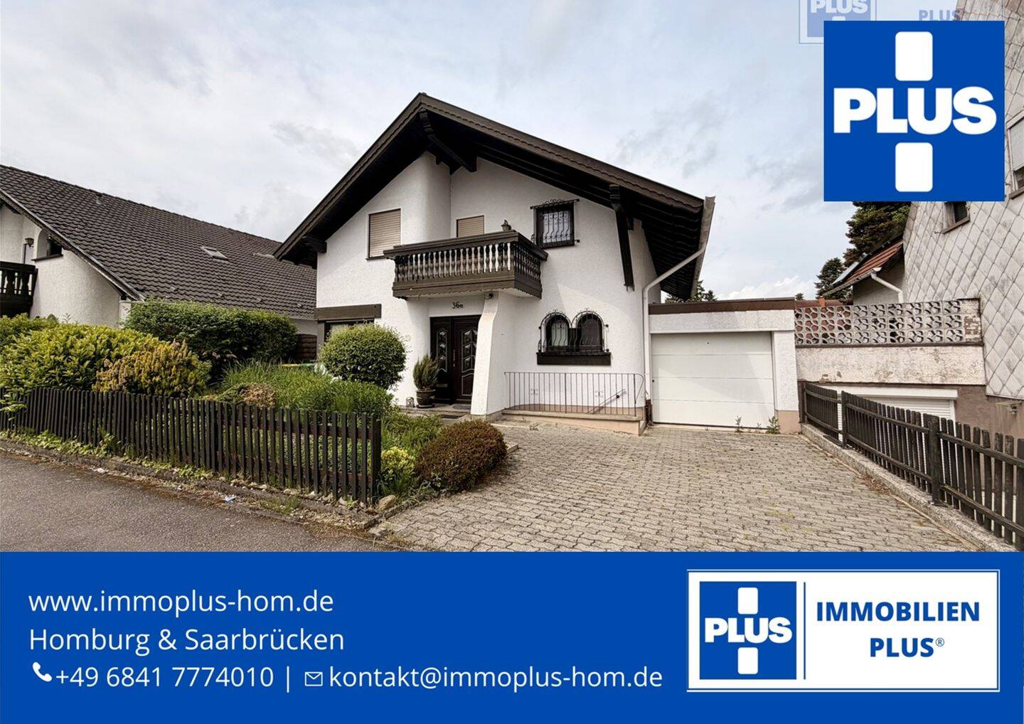 HOMBURG-ERBACH; SEHR GEPFLEGTES EINFAMILIENHAUS MIT GARAGE, 66424 Homburg