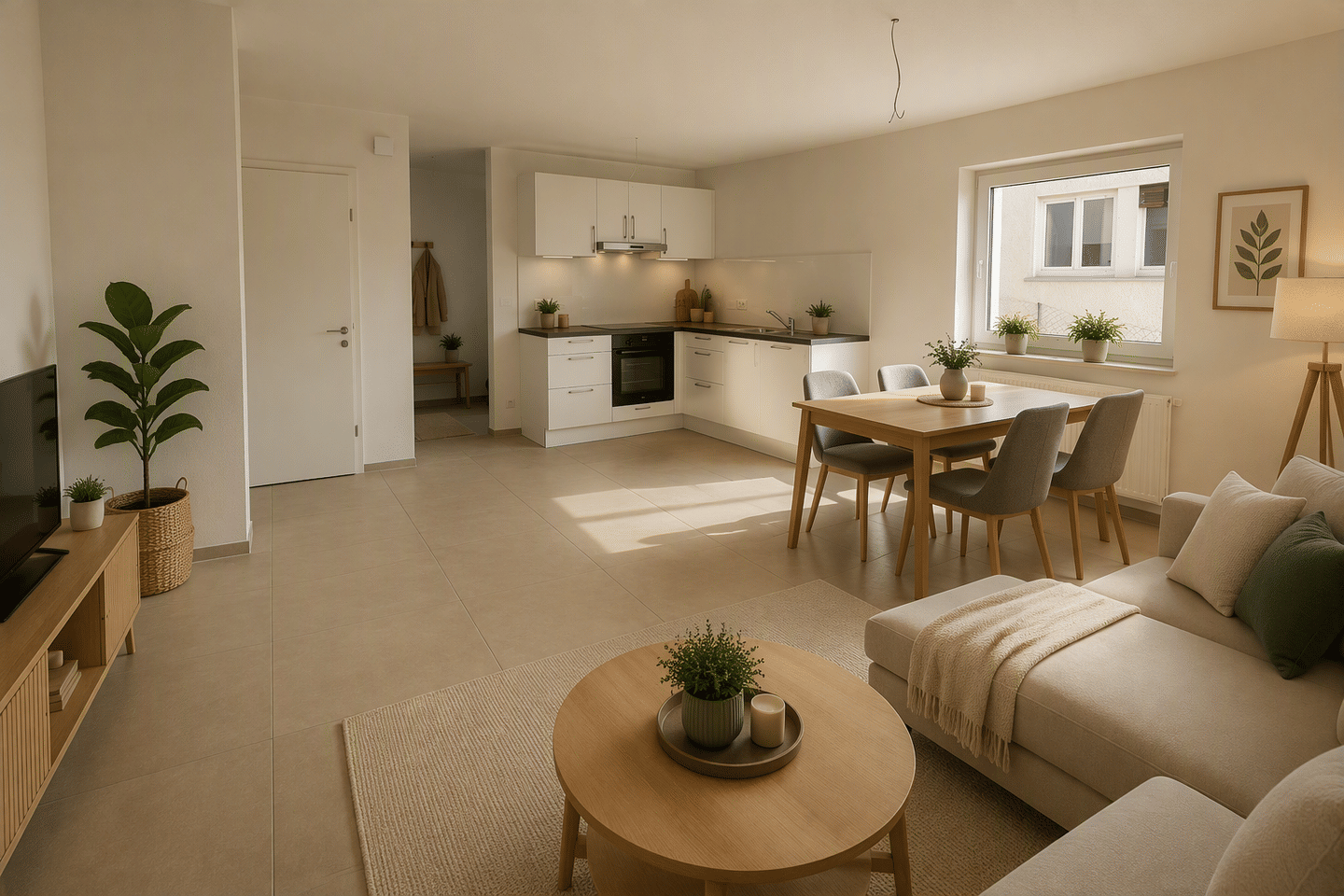Freundliche 2,5-Zimmer-Wohnung mit Terrasse und EBK in Grafenau, 71120 Grafenau