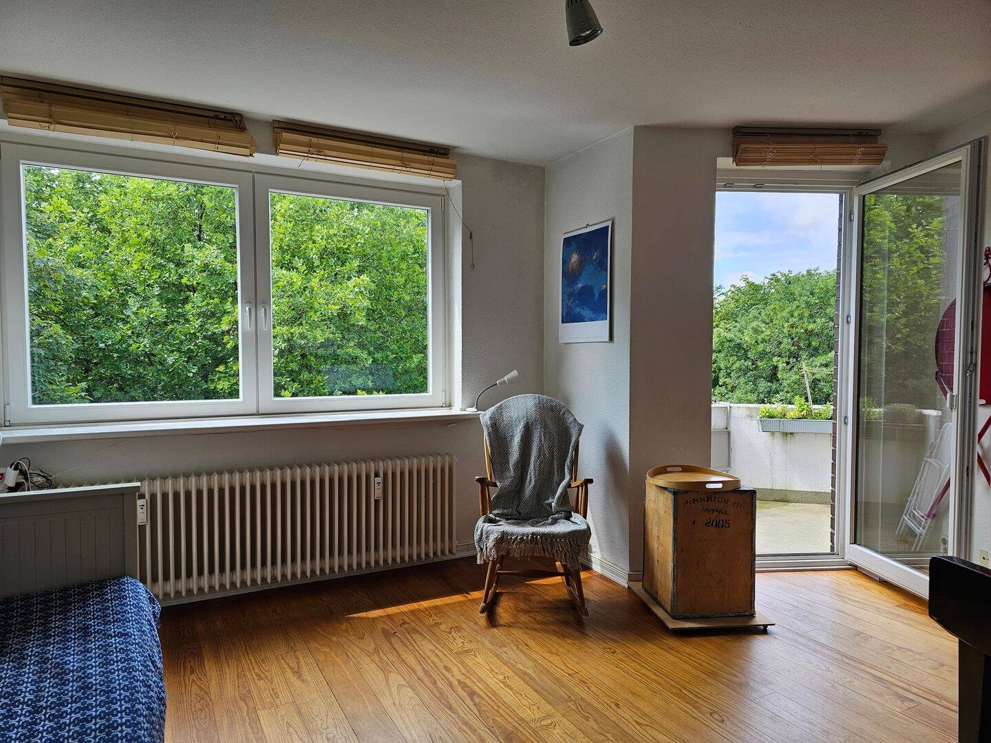 Helle 2-Zimmer-Wohnung mit Balkon und Blick ins Grüne in Hamburg Steilshoop, 22309 Hamburg (Hamburg-Nord Barmbek-Nord Bramfeld Ohlsdorf Steilshoop)
