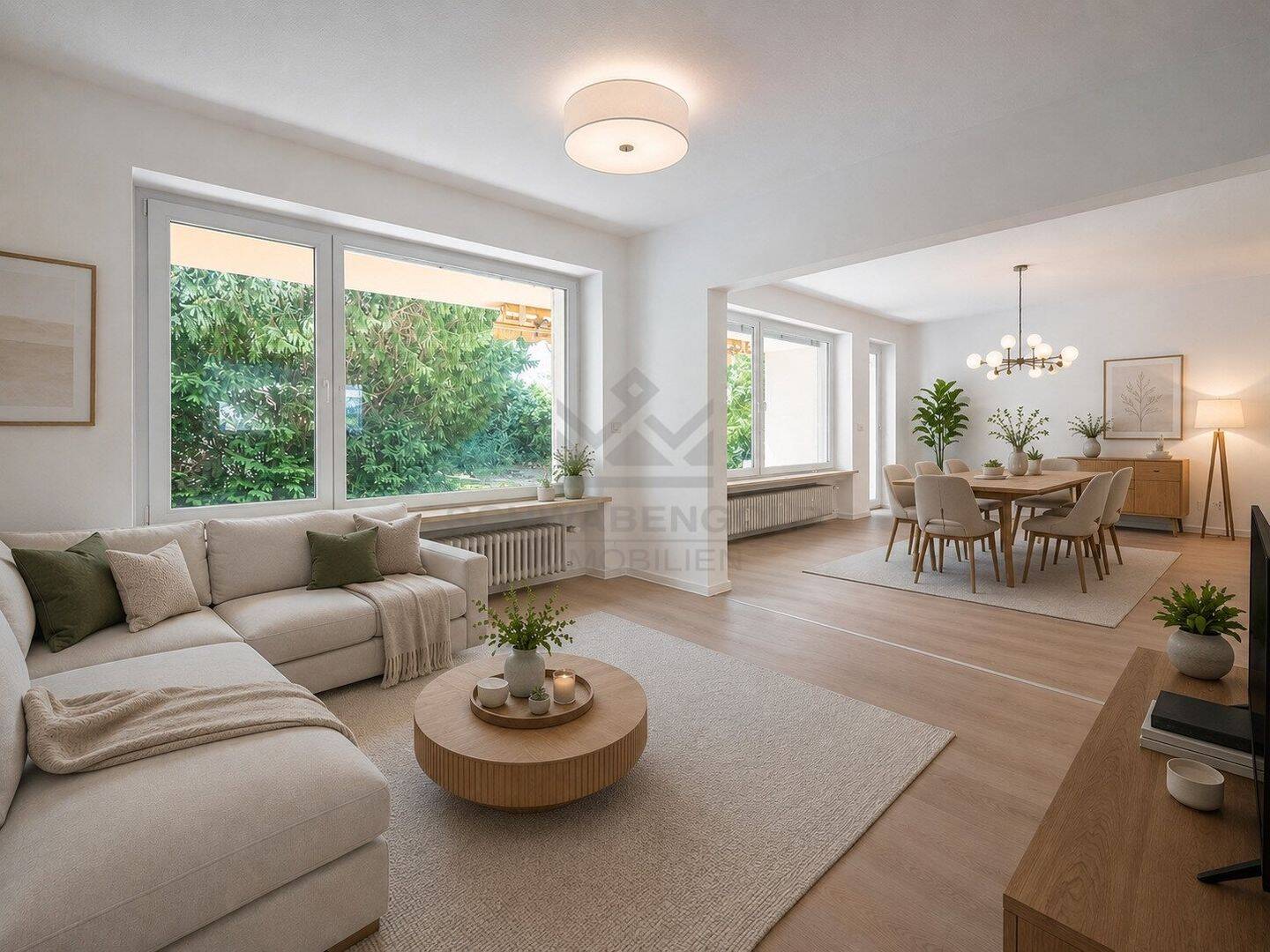 Fast wie ein eigenes Haus: 4,5 Zimmer mit Privatgarten, Garage & frisch renoviert in Günzburg, 89312 Günzburg