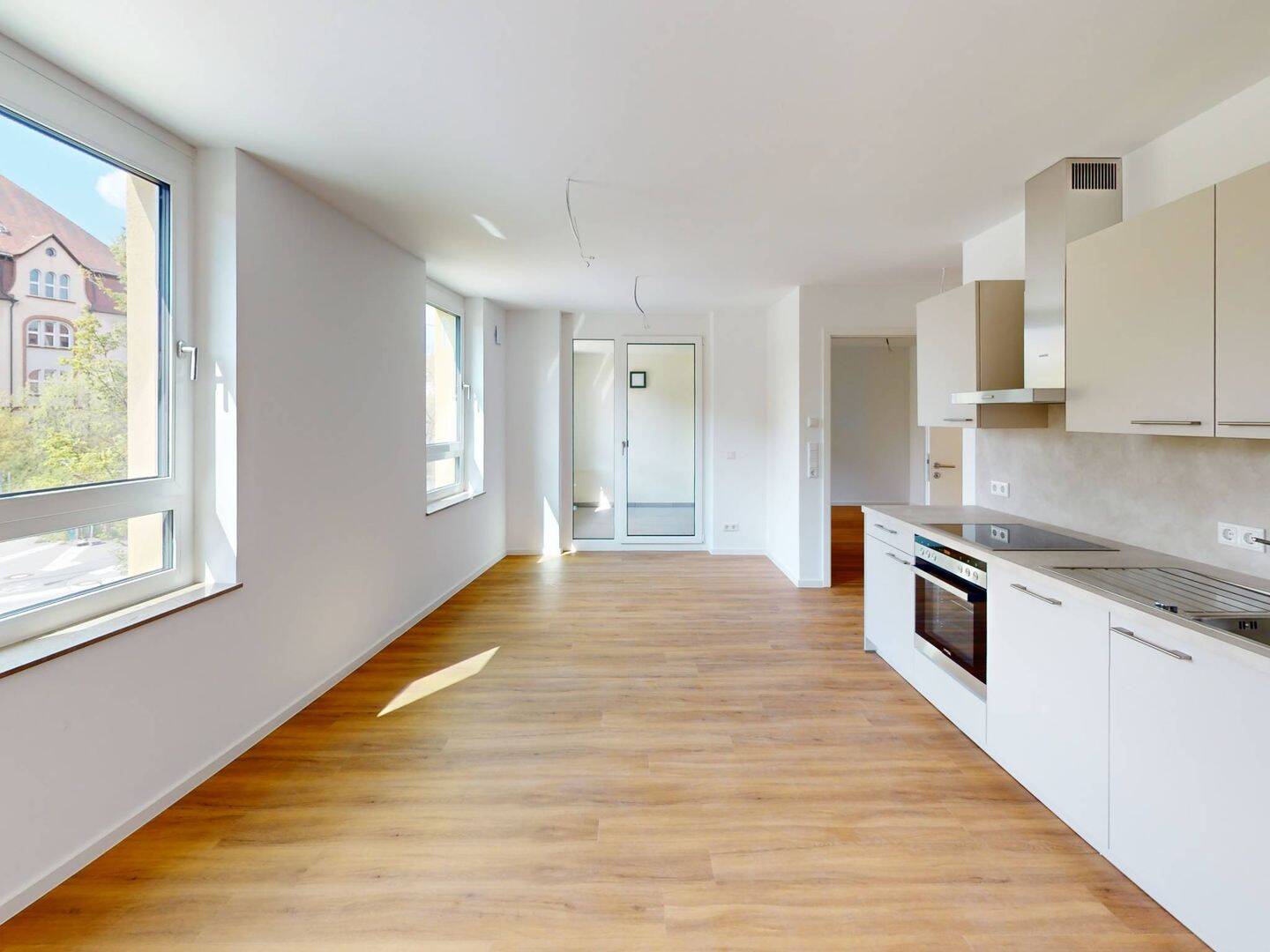 Erstbezug: Hochmoderne 3-Zimmer-Neubauwohnung mit EBK und Loggia im Osten von Nürnberg, 90478 Nürnberg (Dutzendteich Gleißhammer Glockenhof Sankt Peter Zerzabelshof)
