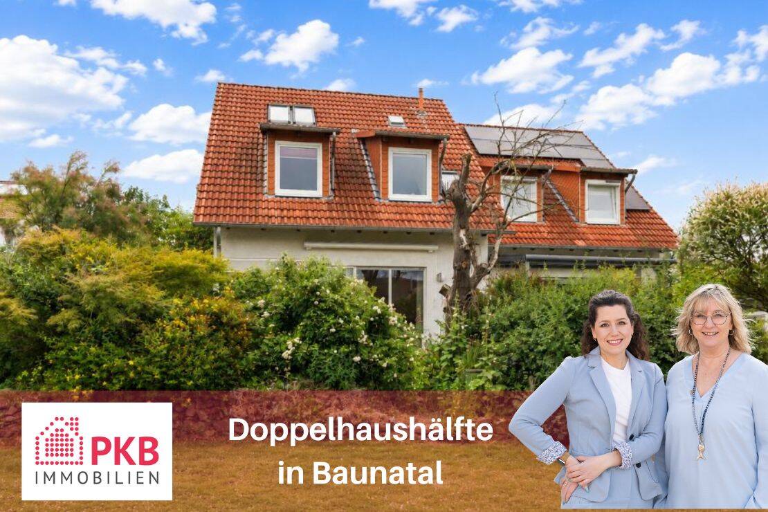 Doppelhaushälfte in Baunatal: 4 Zimmer plus ausgebauter Spitzboden, 34225 Baunatal