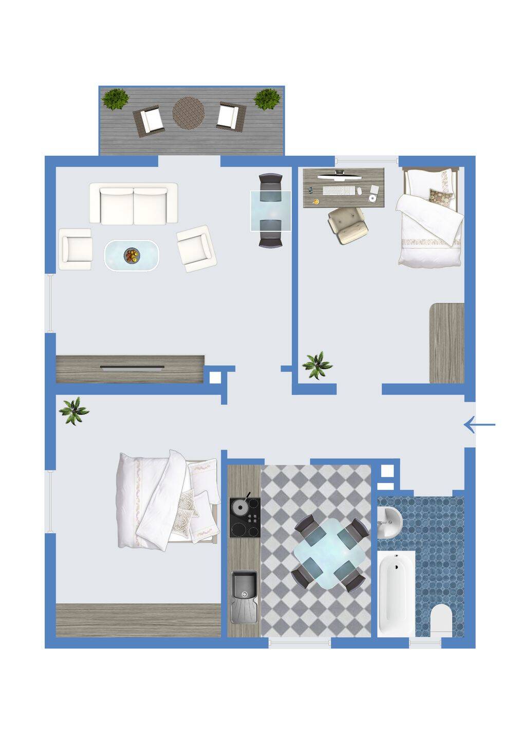 **Schöne Dreiraumwohnung mit Sonnenbalkon und Gartenanteil, KAUFEN statt mieten!!***, 67227 Frankenthal (Pfalz)