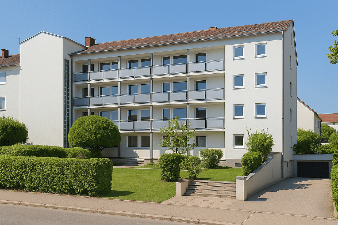 Stilvolle frisch renovierte 1,5-Zimmer-Wohnung mit Balkon und separater Küche in Augsburg, 86156 Augsburg (Bärenkeller Kriegshaber Oberhausen Pfersee)