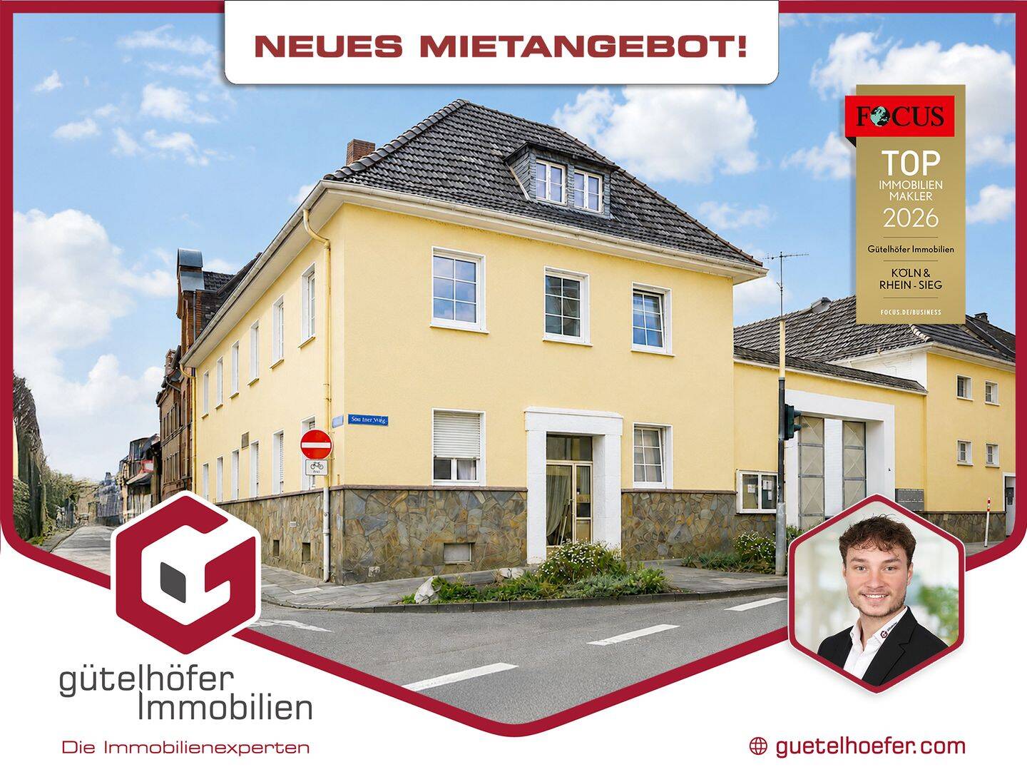 Helles Wohngefühl auf 82 m²! Renovierte 2-Zimmer-Wohnung mit PKW-Stellplatz in zentraler Lage, 53347 Alfter