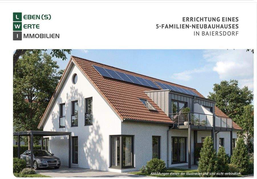 NEUBAU 3 ZIMMER- DACHGESCHOSSWOHNUNG MIT SÜD BALKON UND ERWEITERUNGSPOTENTIAL ( SPITZBODEN ALS STUDIO ), 91083 Baiersdorf