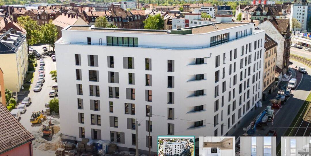 Helle, moderne 2-Zimmer-Wohnung in Nürnberg (Frankenstraße) – bezugsfrei zum 16.09.2026, 90443 Nürnberg