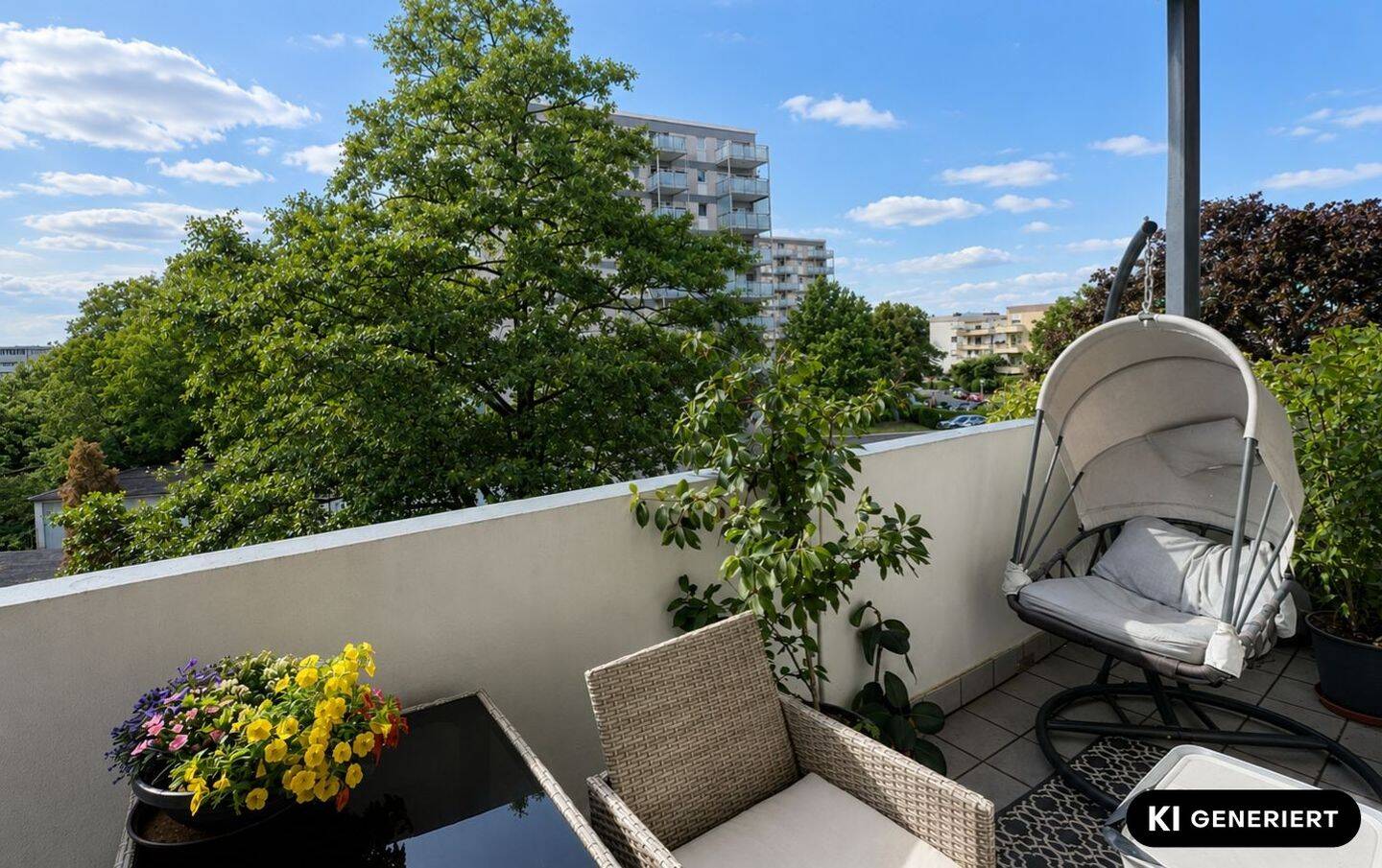 Neuwiesenreben: 4-Zimmer-Wohnung mit Balkon, 76275 Ettlingen