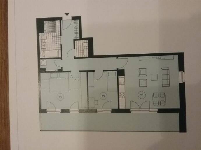 3-Zi.-Wohnung mit Balkon – Allermöhe, 21035 Hamburg (Bergedorf Allermöhe Billwerder Neuallermöhe)