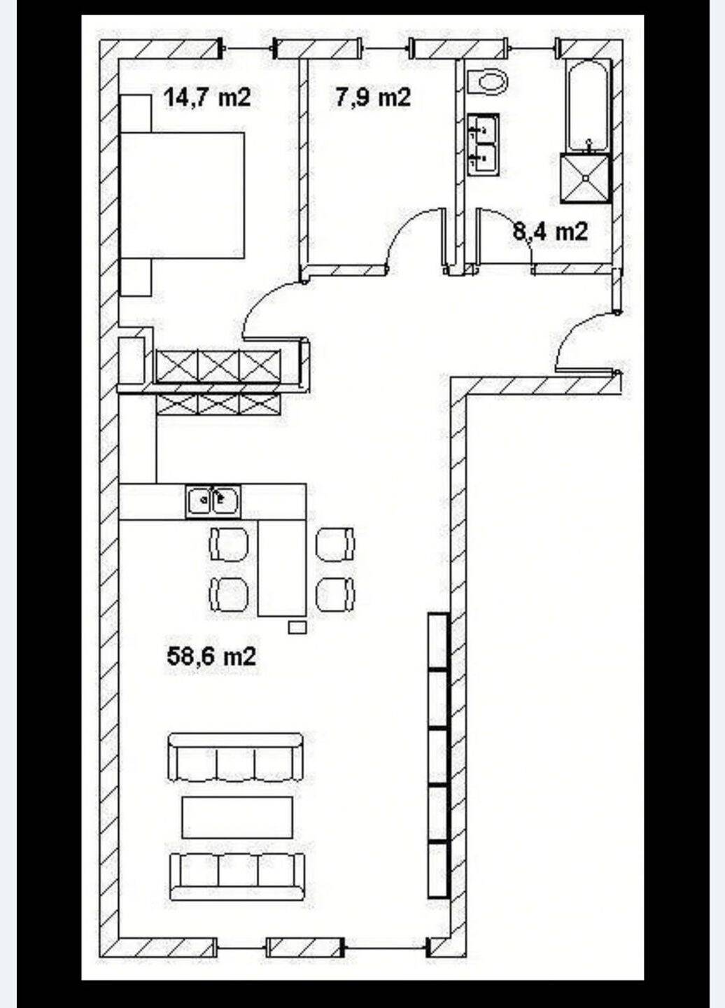 3-Zimmerwohnung in Freilassing 90m2, 83395 Freilassing