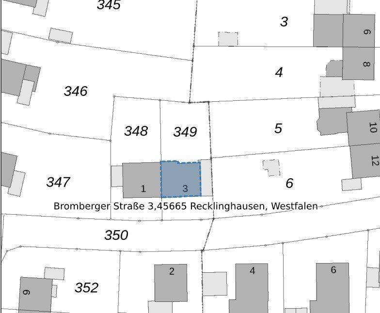 Exklusives Grundstück / Frei planbare Doppelhaushälfte, 45665 Recklinghausen