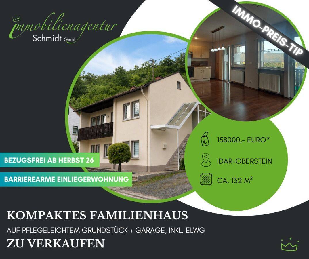 ***Praktisches Familien-Haus mit Platz auf 2 Etagen!***, 55743 Idar-Oberstein