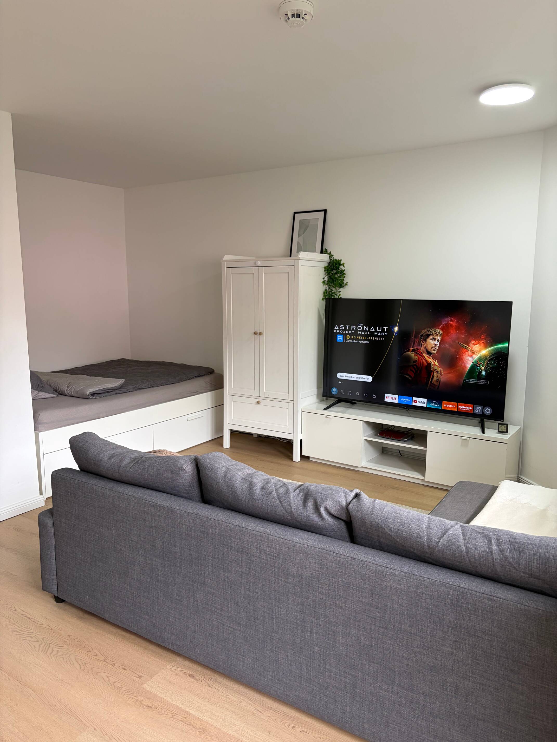 Frisch renovierte, voll möblierte 1-Zimmer-Wohnung mit Balkon & Einbauküche in Nürnberg, 90441 Nürnberg (Gibitzenhof Sandreuth Schweinau Werderau)