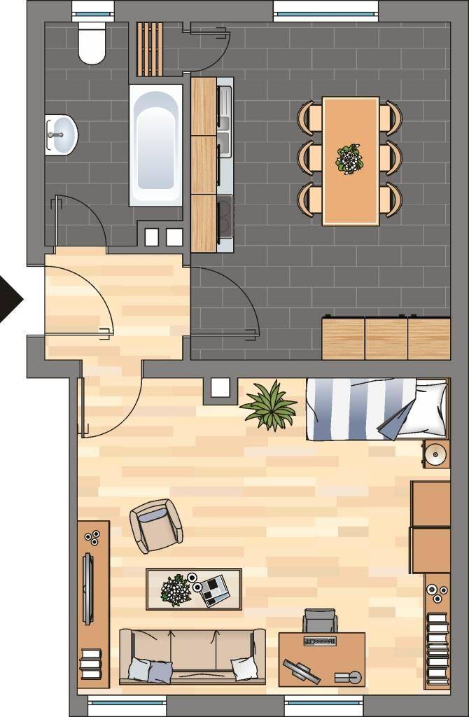 1-Zimmer-Wohnung in Neustadt an der Weinstraße, 67433 Neustadt an der Weinstraße (Haardt Lachen-Speyerdorf Neustadt-Stadt)