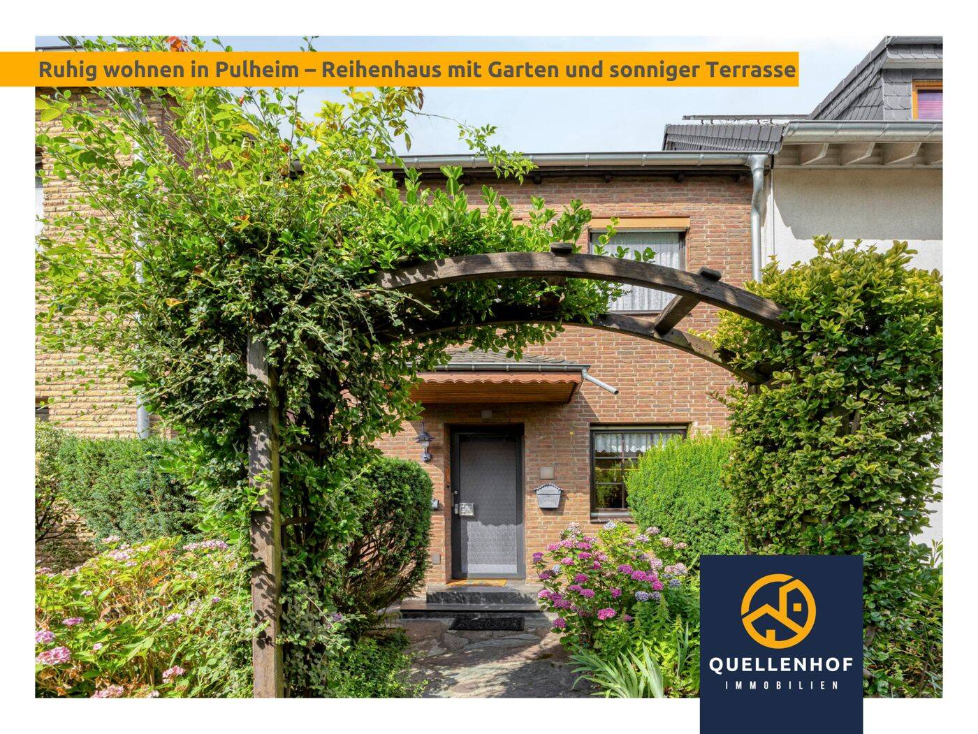 Pulheim: Reihenmittelhaus mit Garage, Garten & viel Potenzial, 50259 Pulheim
