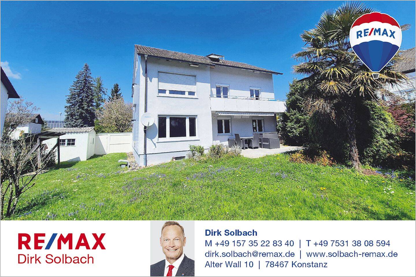Schöne 2,5-Zi.-Wohnung mit großer Terrasse und Garten, 78465 Konstanz