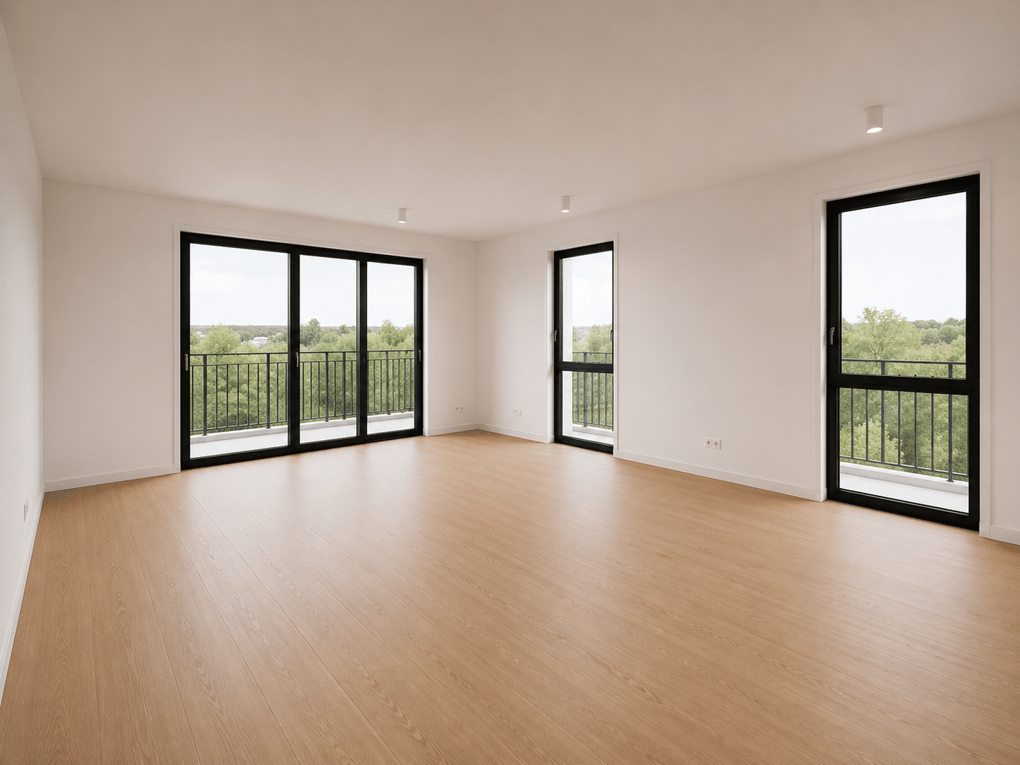 barrierearme Neubauwohnung mit 5 Zimmern, Designbelag, 4 Balkonen, 2 Bädern, HWR, Keller, Tiefgarage, 18059 Rostock (Biestow Gartenstadt/Stadtweide Hansaviertel Stadtmitte Südstadt)