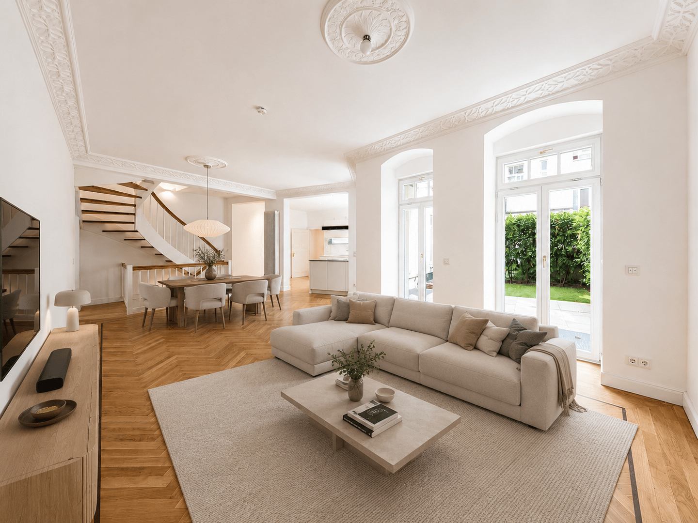 Haus im Haus nahe Ku’damm auf über 200 m² – außergewöhnliche Maisonette über drei Ebenen mit Terrassen & Balkon, 10719 Berlin (Charlottenburg-Wilmersdorf Charlottenburg Wilmersdorf)