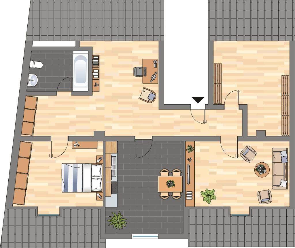 Wohnung in Essen, 45276 Essen (Steele)