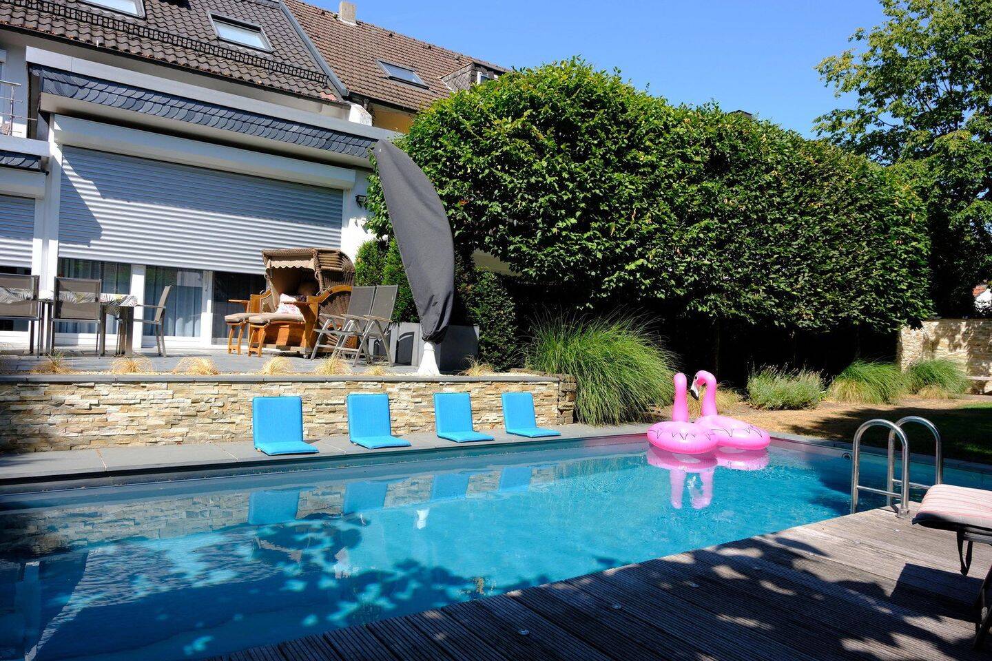 Exklusive Wohlfühloase in GE-Resse: 214 m² Luxus, Schreiner-Einbauten & traumhafter Naturpool, 45892 Gelsenkirchen (Resse Resser-Mark)
