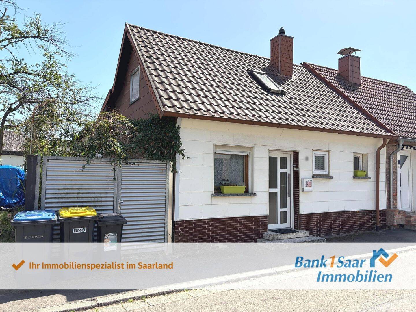 Doppelhaushälfte mit Terrasse und Garten in Spiesen-Elversberg – preisreduziert, sanierungsbedürftig, 66583 Spiesen-Elversberg