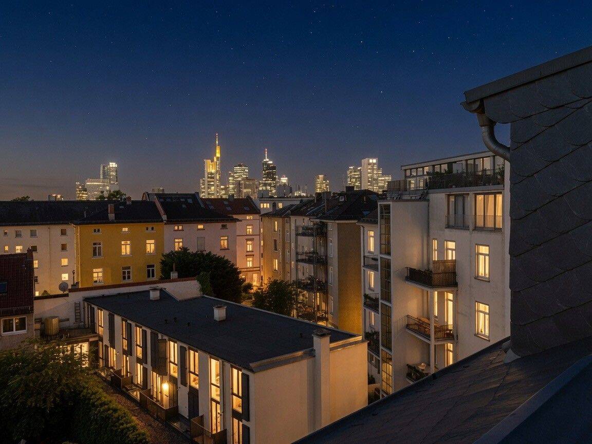 Exklusive 3 Zimmer-Penthouse-Maisonettewohnung mit Dachterrasse & Stellplatz im Nordend-West, 60318 Frankfurt am Main (Innenstadt Nordend-Ost Nordend-West)