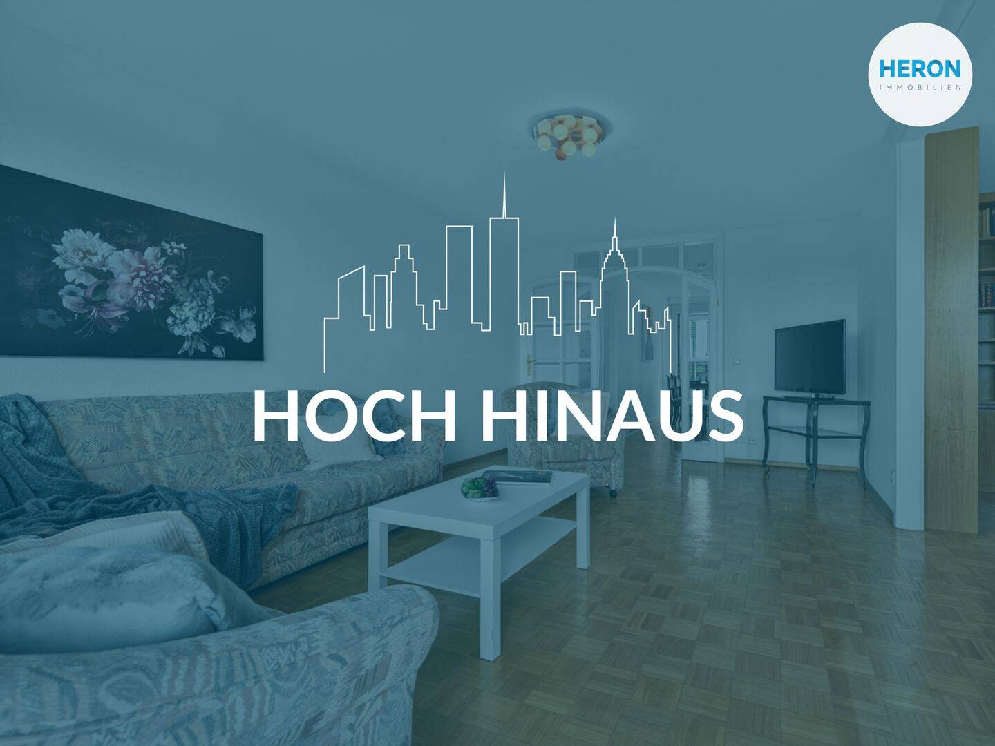 HOCH HINAUS – Gepflegte 3-Zimmer-Wohnung mit traumhaftem Fernblick & TG in Stuttgart-Möhringen, 70567 Stuttgart (Möhringen)