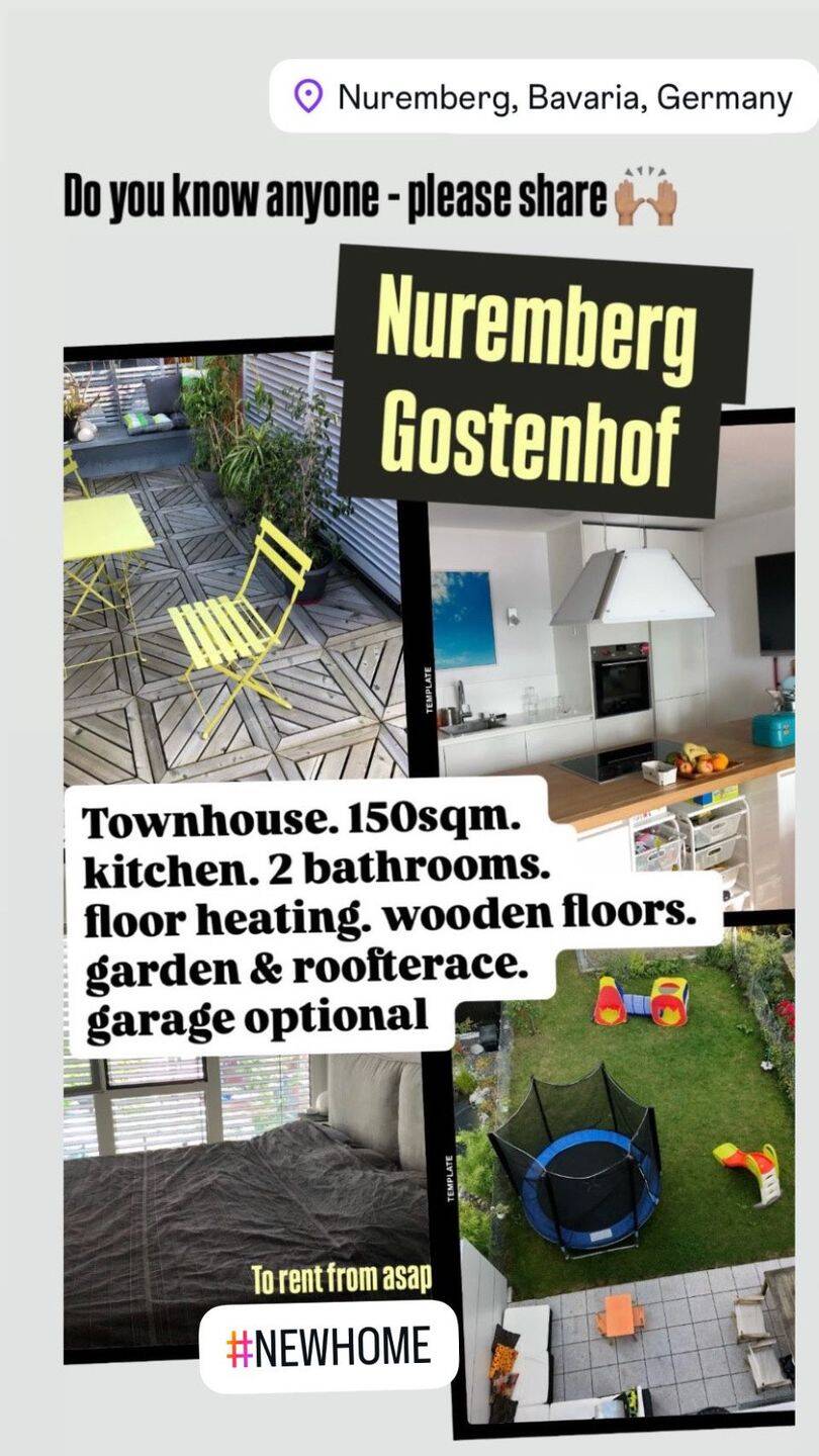 Townhouse in GoHo with garden and rooftop terrace, 90429 Nürnberg