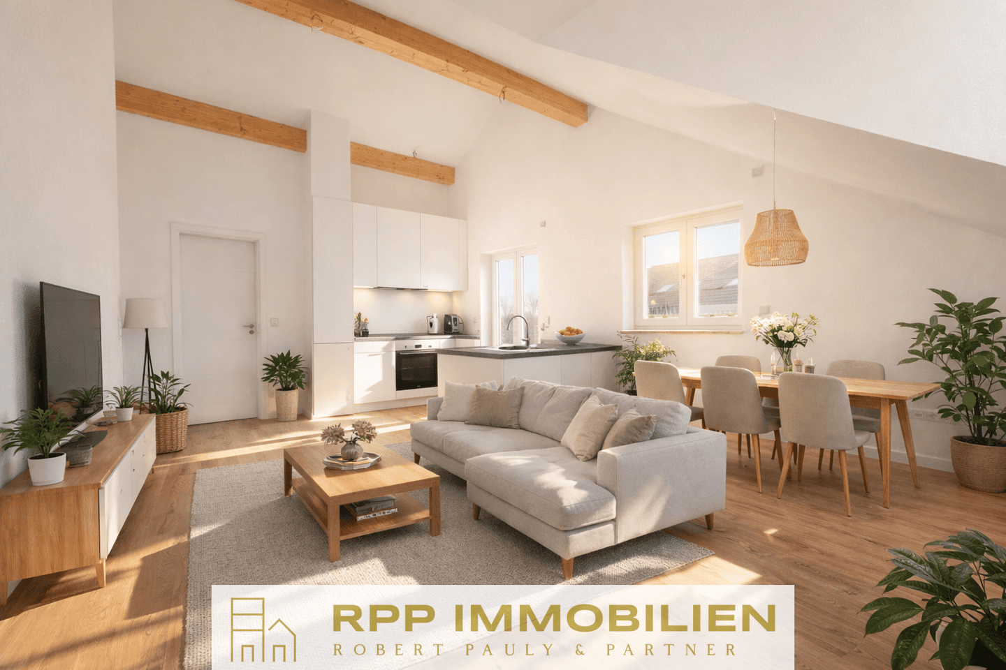 Erstbezug: Stilvolle 3-Zi.-Dachgeschosswohnung mit sonnigem Südbalkon, 85232 Bergkirchen
