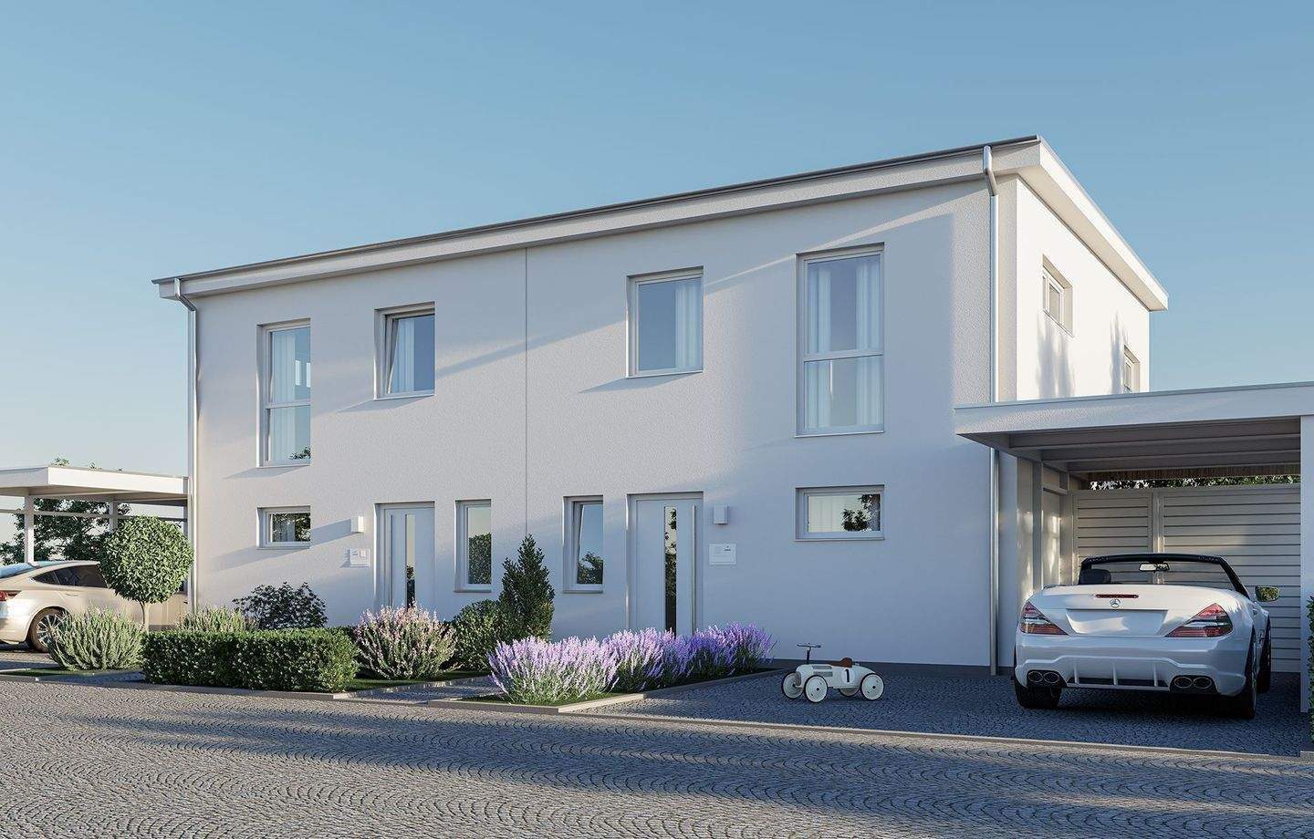 Perfekt für Familien: Exklusive Neubau Doppelhaushälfte im Neubaugebiet zw. Marburg und Giessen, 35469 Allendorf (Lumda)