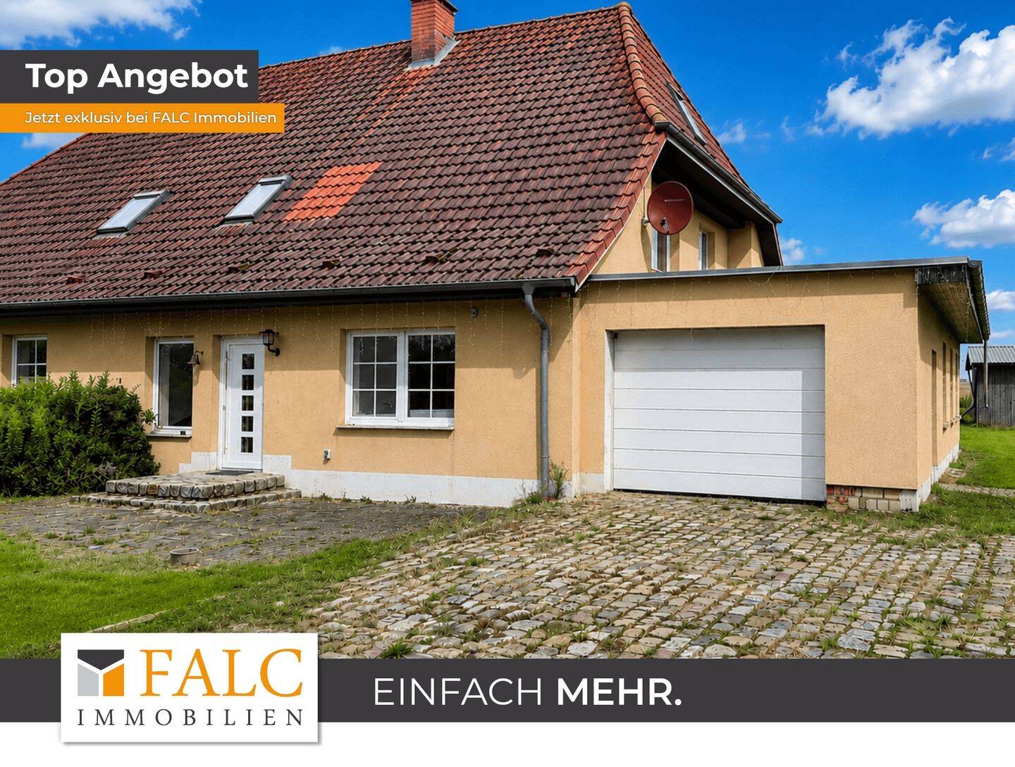 Großzügige Doppelhaushälfte mit ca. 1.500 m² Grundstück und weitem Blick in Görslow, 19065 Gneven