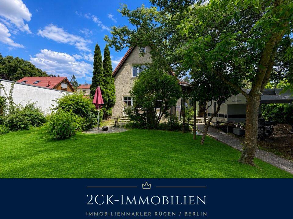 230 m² Wohnfläche, 970 m² Grundstück: Altbau & moderner Anbau mit Atelier, Sauna, WP sowie PV-Anlage, 16540 Hohen Neuendorf