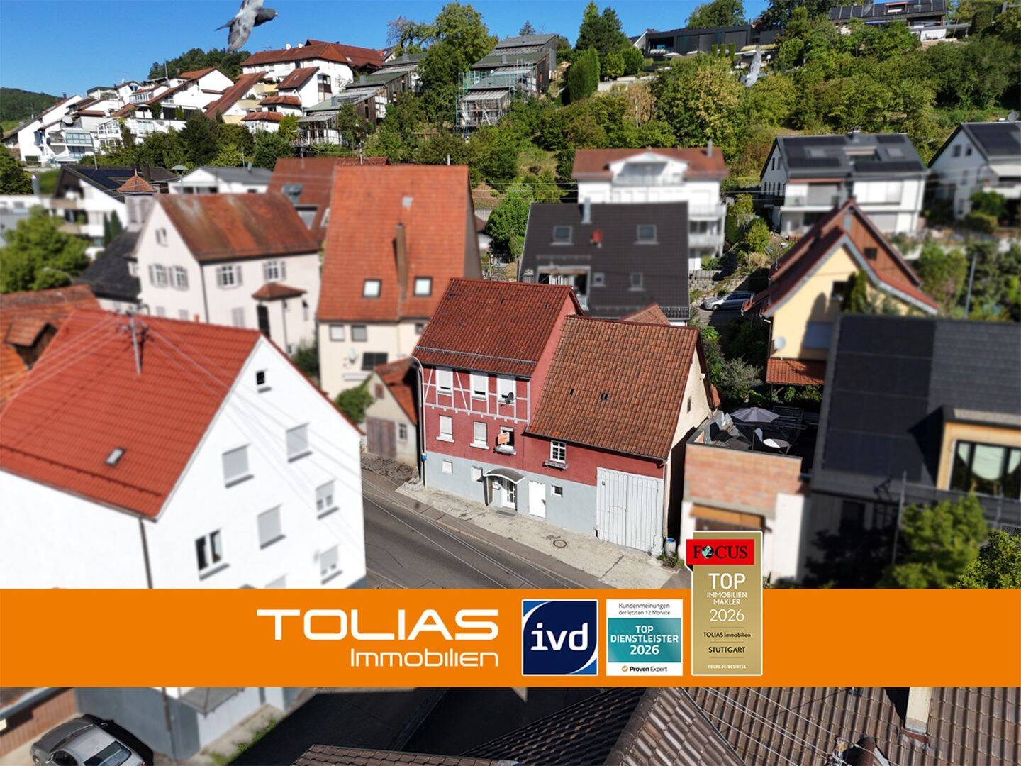Haus zum Wohnungspreis – mit Scheune für Autos und Ausbaupotenzial auf der Dachbühne, 71364 Winnenden