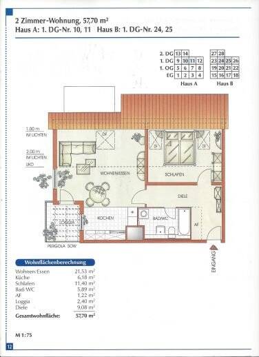 2-Zimmer-Wohnung – Heppenheim inkl. Tiefgaragenstellplatz, frei ab 01.10.2026, 64646 Heppenheim (Bergstraße)