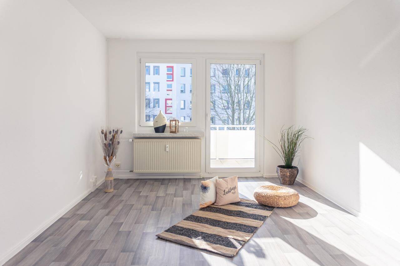 3-Raum-Erdgeschosswohnung mit Balkon, 9127 Chemnitz