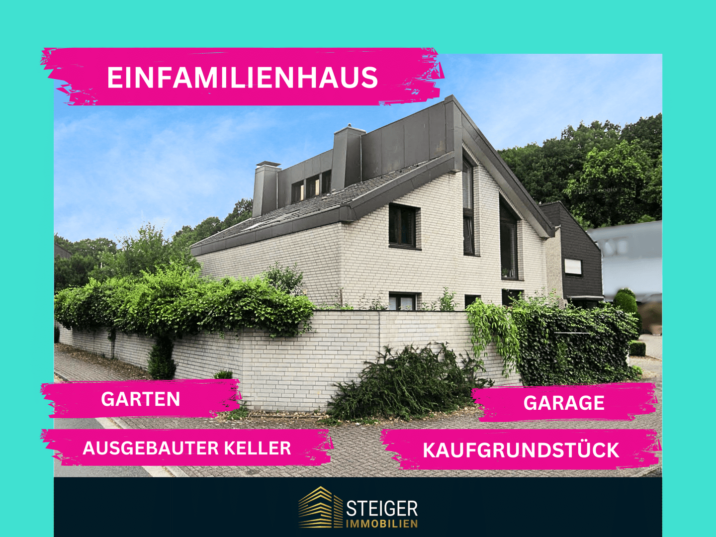 Einfamilienhaus mit Kamin und Garten in guter Lage von Herten Disteln, 45699 Herten