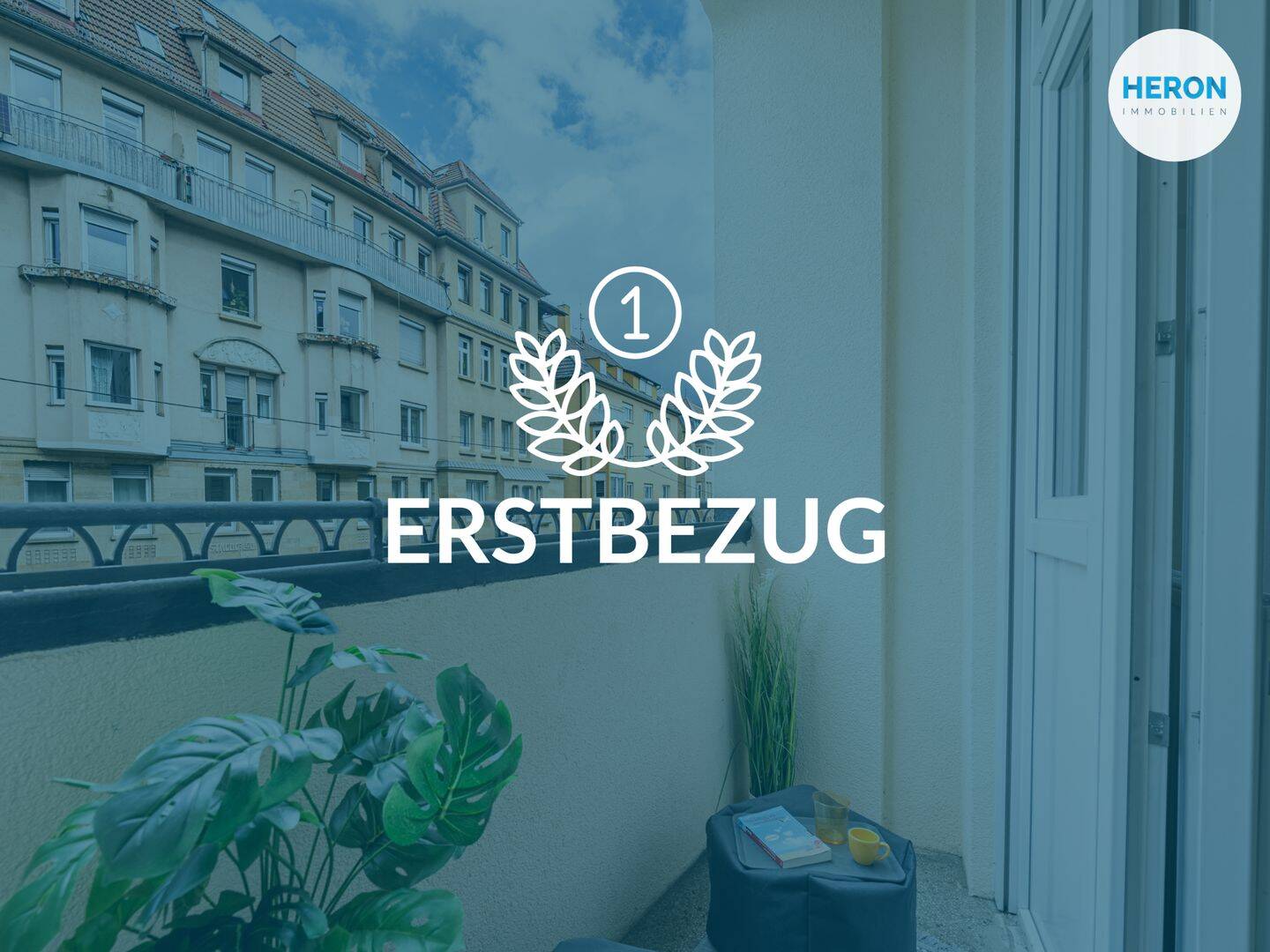 ERSTBEZUG – Stilvolle Altbauwohnung mit zwei Balkonen in gefragter Lage von Stuttgart-West, 70197 Stuttgart (West)