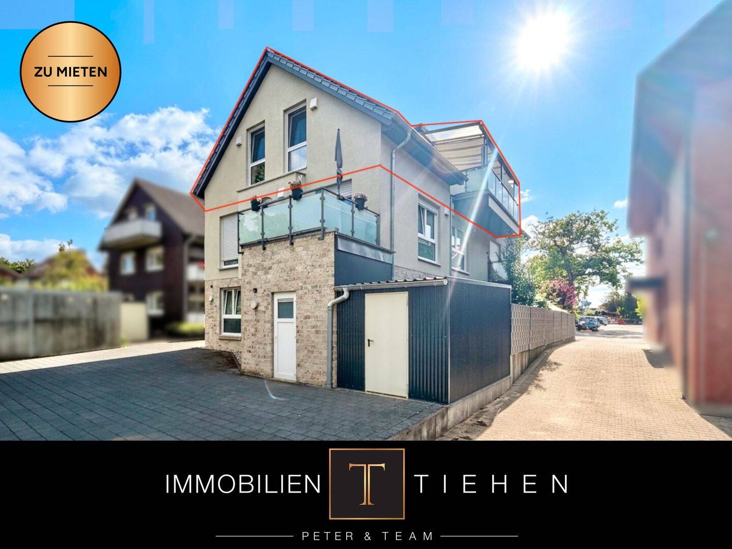 Neuwertig & komfortabel: Penthouse-Wohnung mit Aufzug & Dachterrasse in Meppen-Altstadt zu mieten!, 49716 Meppen