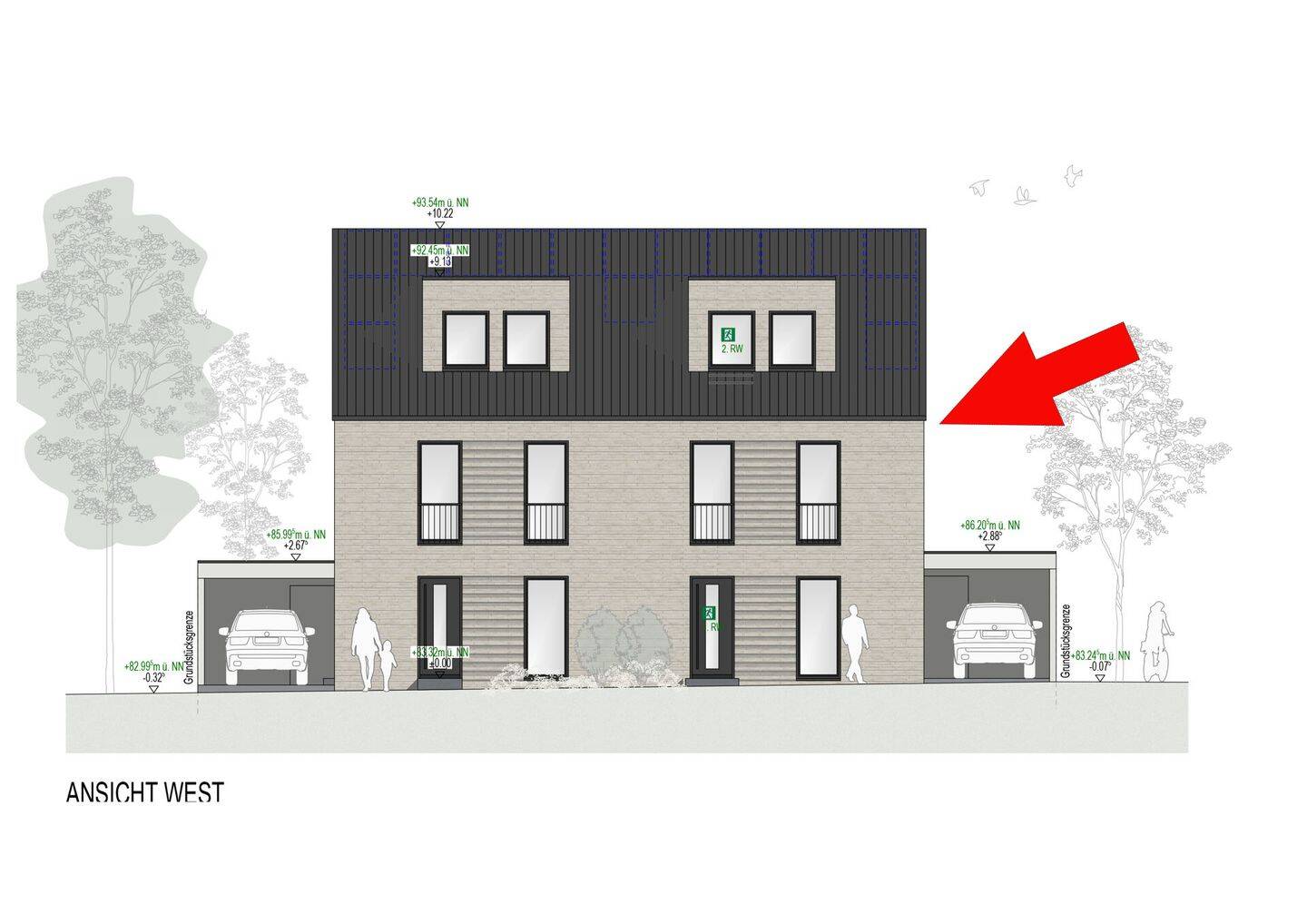 Großzügige Neubau-Maisonette mit 4 Zimmern und energieeffizienter Ausstattung in Heiden, 46359 Heiden