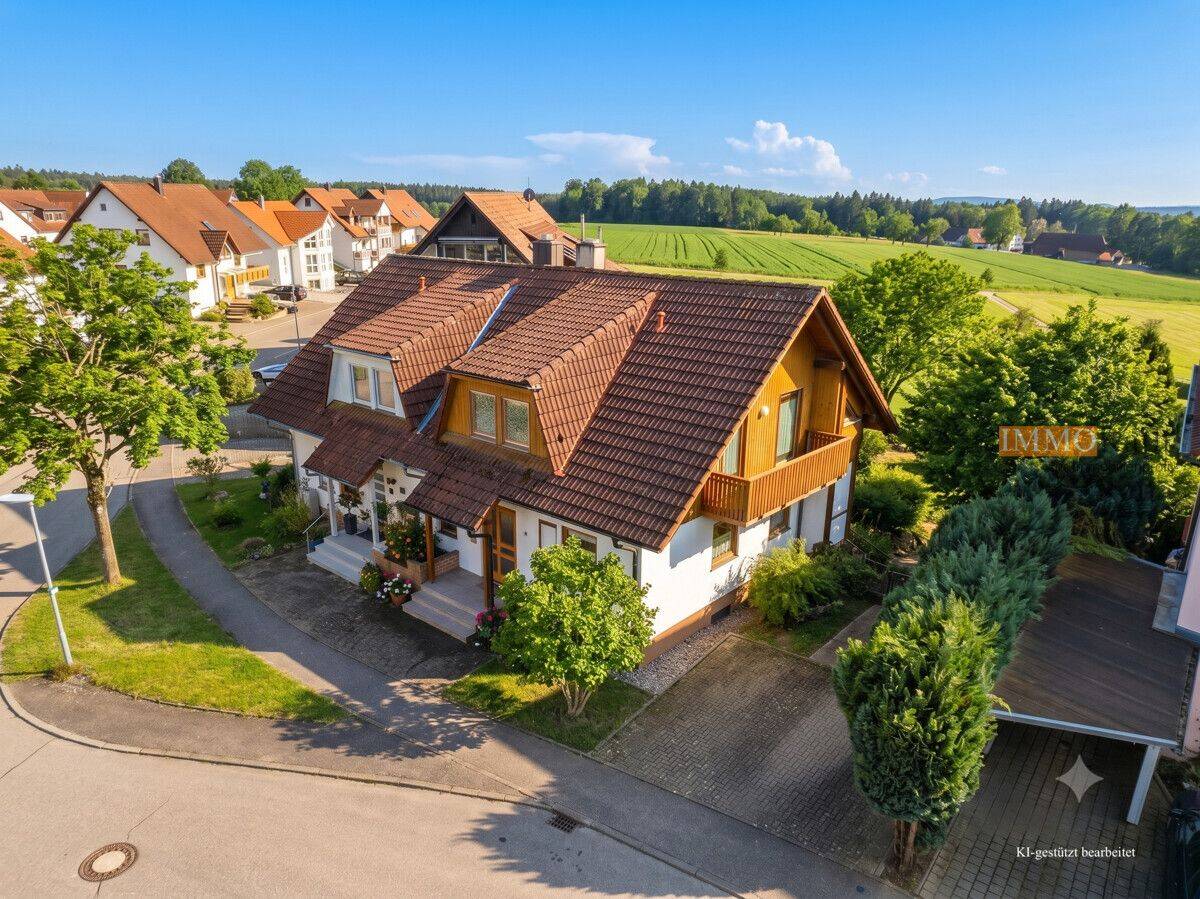 IMMORath – Moderne DHH im Schwarzwaldstil mit Panorama-Terrasse, 30min nördlich Freiburg, 79348 Freiamt