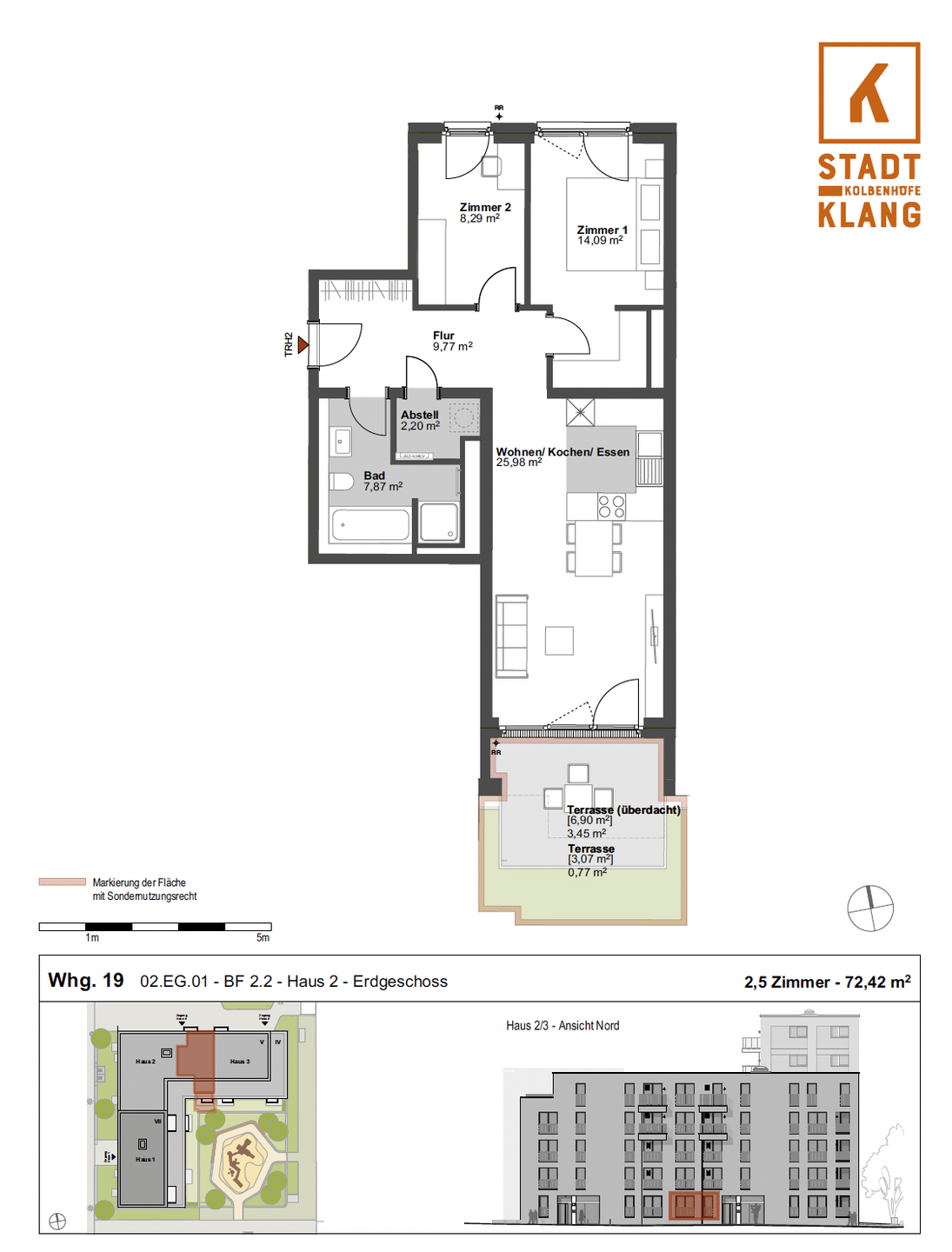 Wohnung in Ottensen 2,5 Zimmer, 22765 Hamburg (Altona Altona-Altstadt Altona-Nord Ottensen)