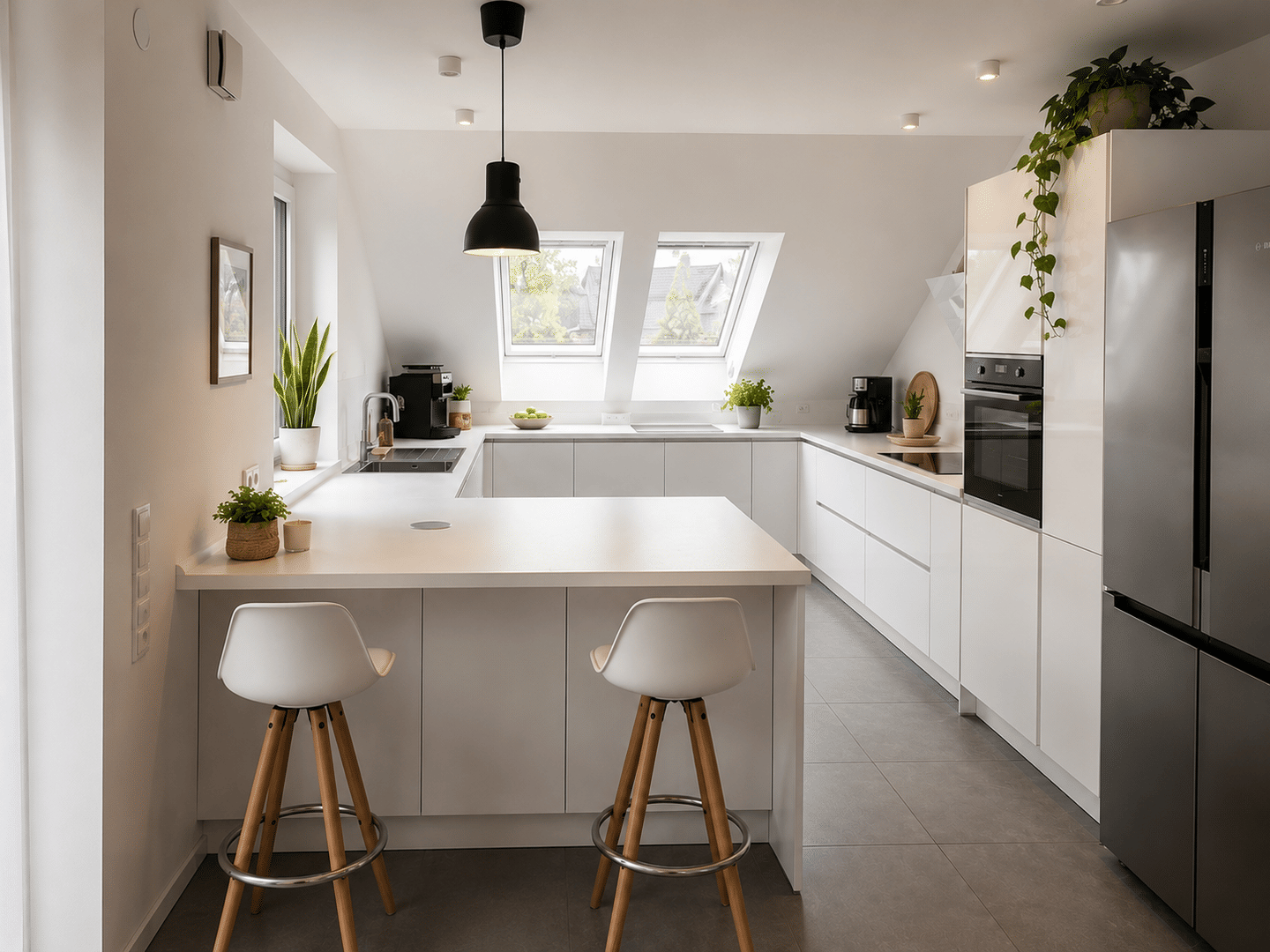 Großzügige Neubauwohnung 2022 auf zwei Ebenen: 156 m² Wohnfläche + 65 m² Nutzfläche, 7 Zimmer, Garten, großer Balkon, Sauna, 1 Stellplatz mit Wallbox, 28844 Weyhe