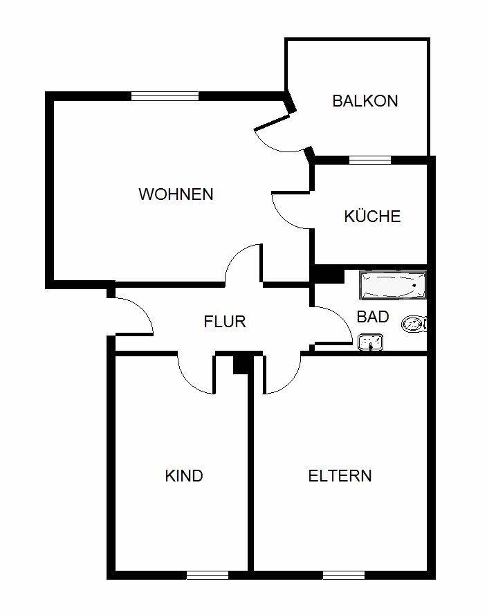 Demnächst frei! 3-Zimmer-Wohnung in Gelsenkirchen Scholven, 45896 Gelsenkirchen (Hassel Scholven)