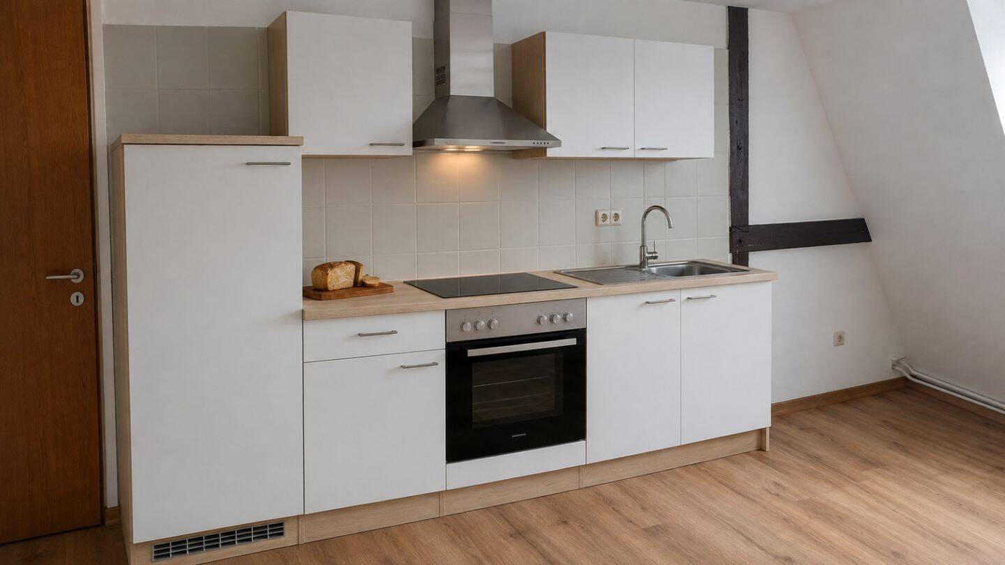 Charmante 57-m²-Wohnung in der Altstadt am Südring mit Einbauküche, 4860 Torgau
