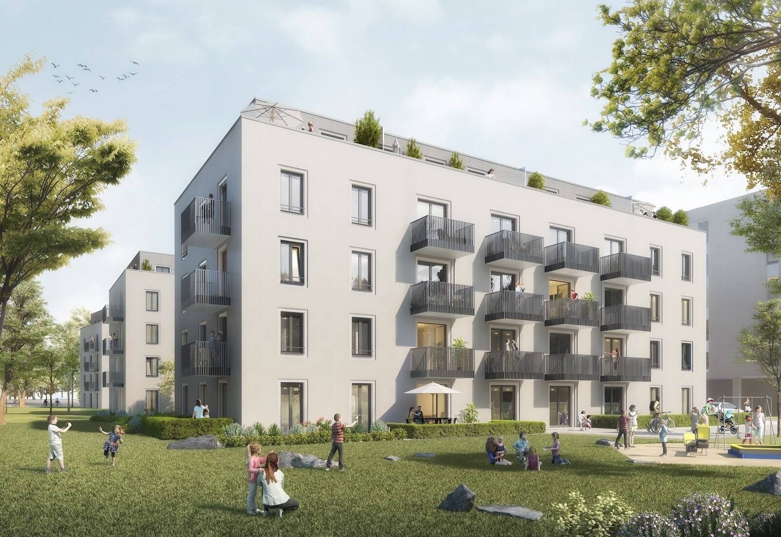 Familienwohnung im Neubau, 13587 Berlin (Spandau Hakenfelde Kolonie Wannseeaten Siedl. Wohnsiedlung Hakenfelde)