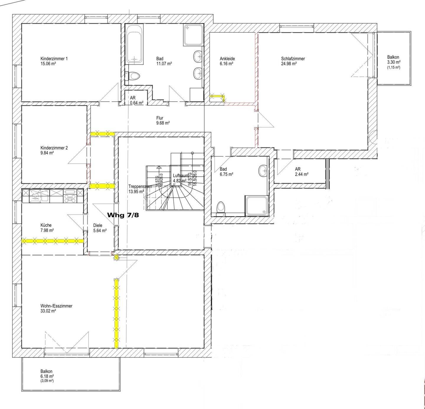Geräumige 4,5-Zimmer-Wohnung mit zwei Balkonen in Erlangen, Alterlangen, 91056 Erlangen